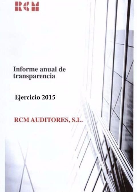 Informe de transparencia 2015